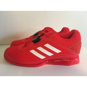 NWOB Red Adidas Leistung 16 II Weightlifting Shoes Size 9